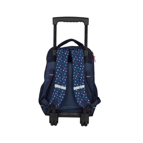 Sac à dos à roulettes - Primaire CE2, CM1 et CM2 - Girl Rock - 42x33x18cm