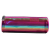 photo-Trousse - Ronde - Multi couleur arc-en-ciel - 22x8x8cm - Fermeture zippée - Scolaire