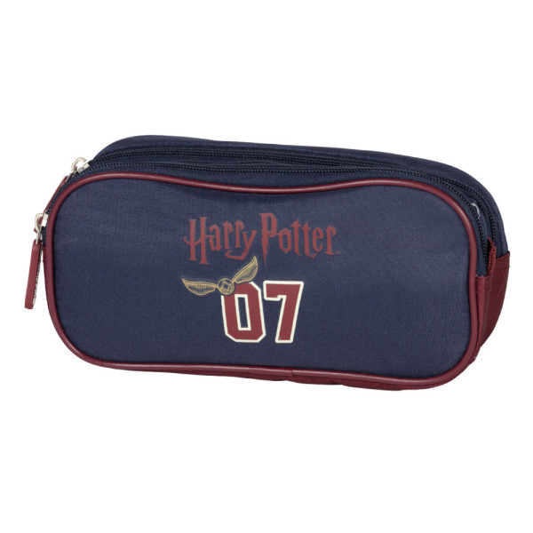 photo-Trousse - Grand format - 2 compartiments - Harry Potter Quidditch - 22x10x6cm