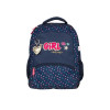 photo-Sac à dos - 2 compartiments - Bleu marine - Primaire - Collège - 42x33x18cm