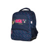 Sac à dos - 2 compartiments - Bleu marine - Primaire - Collège - 42x33x18cm