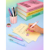 Stylo 4 couleurs - Frixion Ball - Encre gel effaçable - Pointe fine - Corps dégradé rose