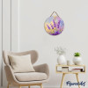 Peinture par numéro - Modèle lavande - 30cm diamètre - Support bois + pinceaux + peinture - Débutant - Figured'Art