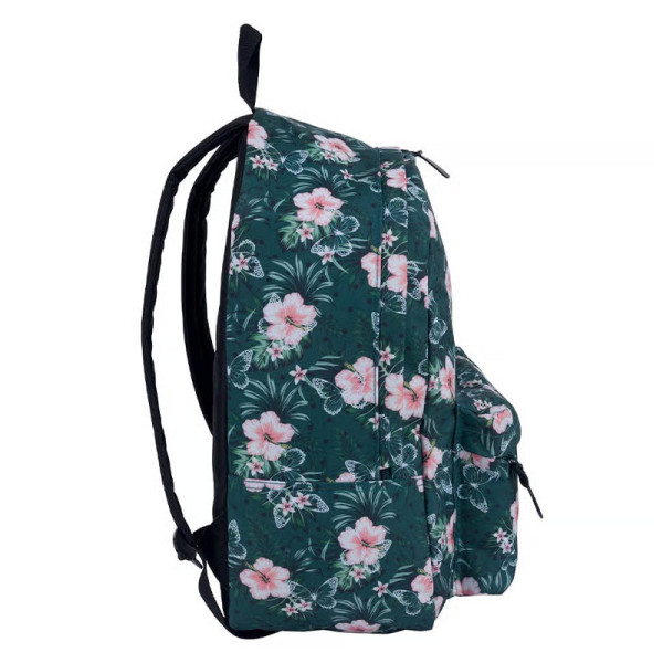 Sac à dos - Primaire - Collège - Fleurs - 1 compartiment - 32x24x43cm - Kannabeach