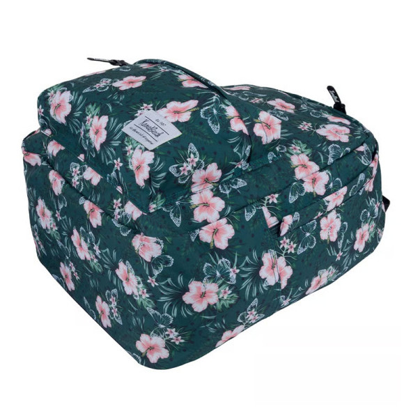 Sac à dos - Primaire - Collège - Fleurs - 1 compartiment - 32x24x43cm - Kannabeach