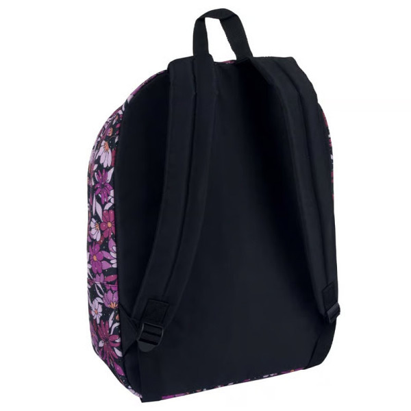 Sac à dos - Primaire - Collège - Noir/Rose - 1 compartiment - 32x24x43cm - Lollipops