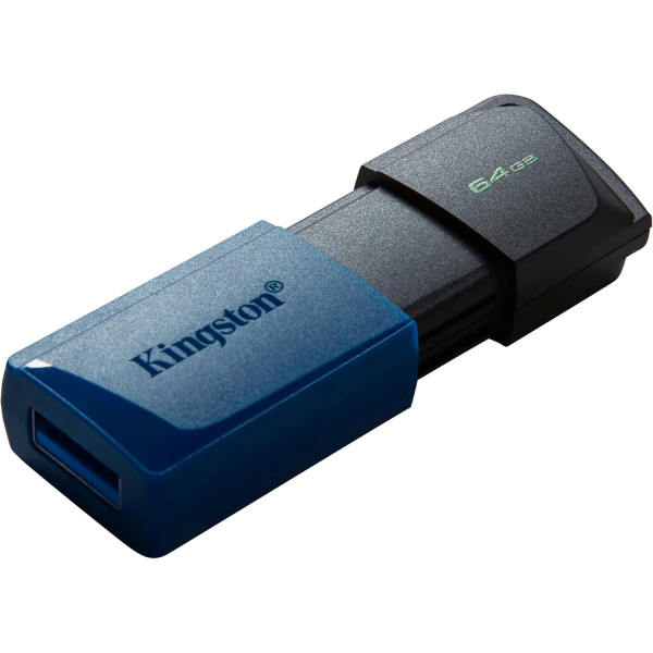 Clé USB - 64 GB - Avec capuchon de protection - USB 3.2 - Fichiers, images, vidéos
