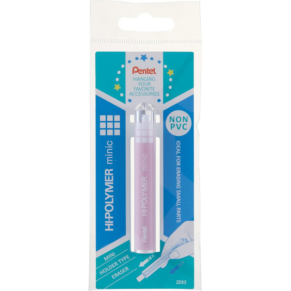 Gomme - Blanche - Stylo-gomme - Précis - Pour crayon graphite et couleur - Pentel