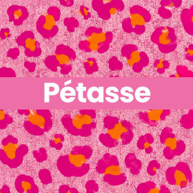 Chaussettes - Femme - Motif léopard avec paillettes - Pétasse - Taille 36/42 - Humour - Cadeau