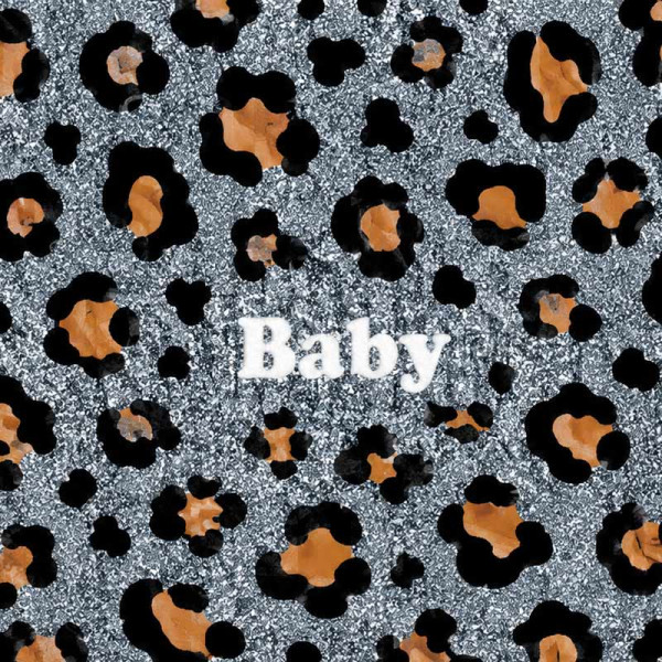 Chaussettes - Femme - Motif léopard avec paillettes - Baby - Taille 36/42 - Humour - Cadeau