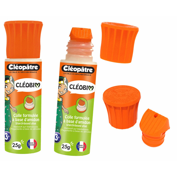 photo-Colle - Végétale - Cléopâtre CléoBim - Flacon de 25g - Avec applicateur - Scolaire - Loisirs créatifs