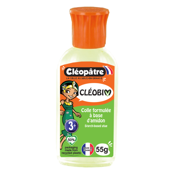 photo-Colle - Végétale - Cléopâtre CléoBim - Flacon de 55g - Ecole, loisirs créatifs