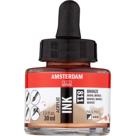 photo-Encre - Acrylique - Bronze - 811 - Amsterdam - Flacon 30ml - Beaux-arts