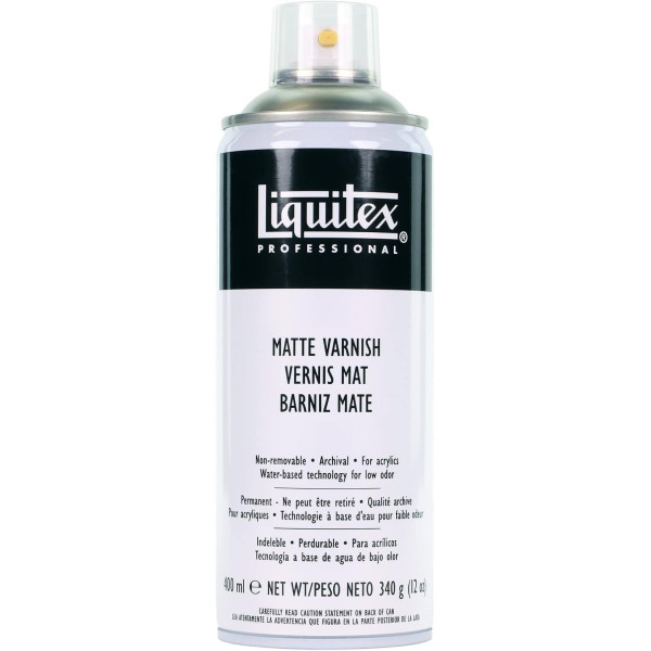 photo-Vernis - Mat - Transparent - Résistance UV - Acrylique et huile - Liquitex - 400ml