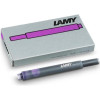 photo-Cartouche d'encre - Violet - Grande taille - Compatible stylos LAMY - 5 cartouches