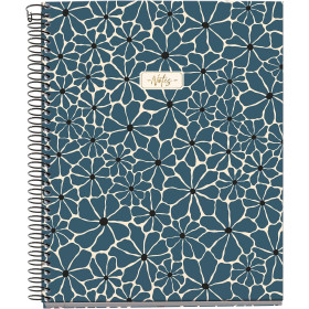 photo-Cahier - A5 - Spirales - Petits carreaux - Perforées - 100 feuilles - Couverture rigide - Miquelrius