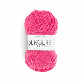 photo-Pelote de laine - Rose thé - 100% acrylique - Bergère de France - Barisienne