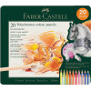 photo-Crayons de couleur - Faber-Castell - Polychromos - 20 teintes - Boite métal
