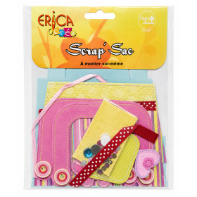 photo-Sac cadeau à créer - Scrapbooking - A monter soi-même - Accessoires inclus