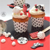 6 décors en sucre Pirate - Décoration gâteaux et cupcakes - ScrapCooking