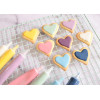 Stylo alimentaire bleu goût choco - Décoration gâteaux et biscuits - ScrapCooking - 25 g