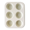 Moule à muffins et cupcakes antiadhésif - Acier - 6 empreintes Ø 7 cm - ScrapCooking