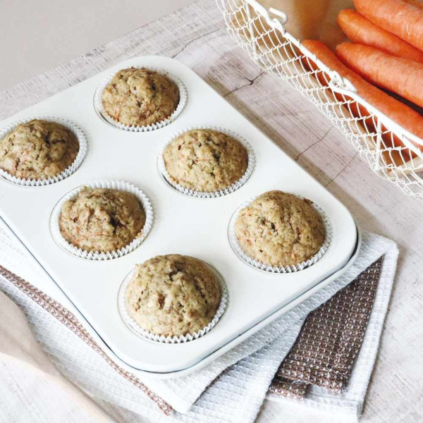 Moule à muffins et cupcakes antiadhésif - Acier - 6 empreintes Ø 7 cm - ScrapCooking