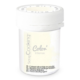 photo-Colorant alimentaire en poudre blanc - Glaçages et teintes pastel - ScrapCooking - 5 g