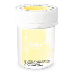 photo-Colorant alimentaire en poudre jaune pastel - Pâtisserie et cake design - ScrapCooking - 5 g