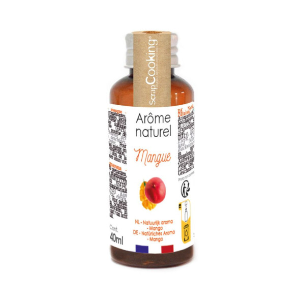photo-Arôme naturel liquide mangue - Gâteaux, desserts - ScrapCooking - 40ml