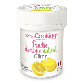 photo-Arôme naturel de citron en poudre - Gâteaux, desserts - ScrapCooking - 15g