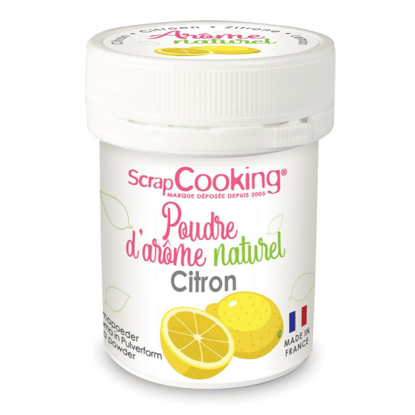 photo-Arôme naturel de citron en poudre - Gâteaux, desserts - ScrapCooking - 15g