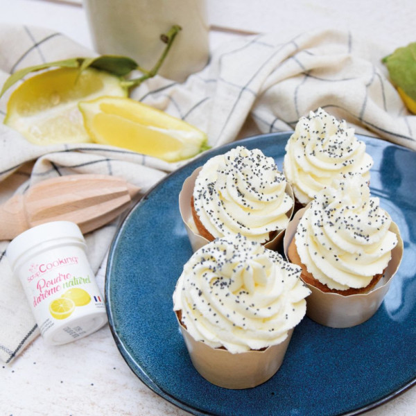 Arôme naturel de citron en poudre - Gâteaux, desserts - ScrapCooking - 15g