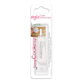 photo-Colle alimentaire en tube - Pâte à sucre et décors comestibles - ScrapCooking - 20 g