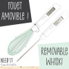 Fouet thermomètre 2-en-1 avec sonde intégrée - -20 à +250 °C - ScrapCooking