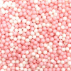 Perles en sucre roses et blanches - Décoration gâteaux et cupcakes - ScrapCooking - 55 g