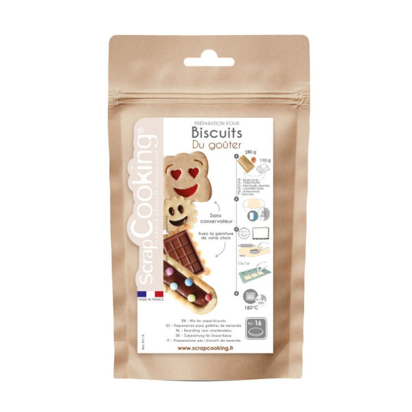 photo-Préparation pour biscuits du goûter - Mix pâtisserie - ScrapCooking - 280 g