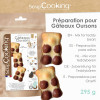 Préparation pour gâteaux oursons - Mix nature et cacao - ScrapCooking - 295 g