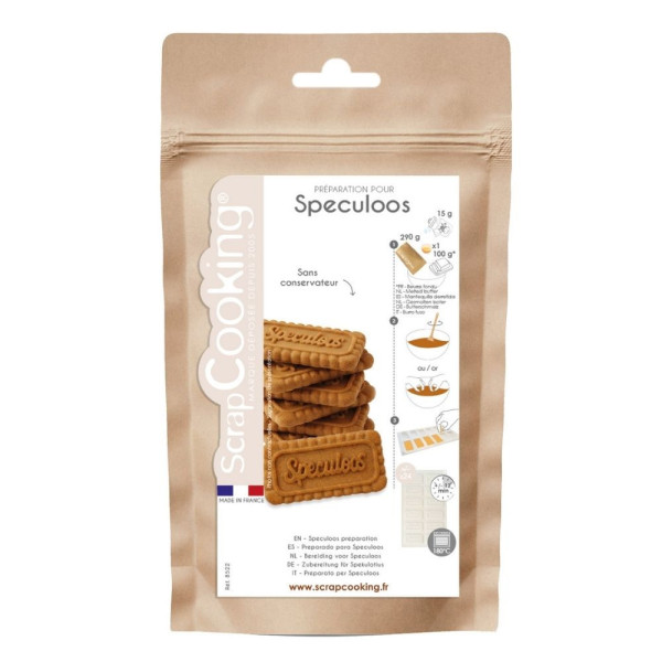 photo-Préparation pour biscuits spéculoos maison - Environ 24 biscuits - ScrapCooking - 290 g