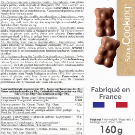 Préparation pour guimauves vanille et oursons maison - ScrapCooking - 160 g