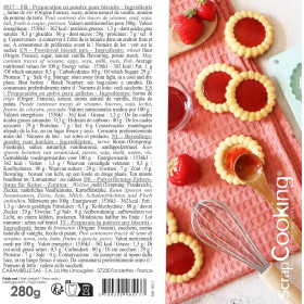 Préparation pour tartelettes maison - Fonds à garnir - ScrapCooking - 280 g