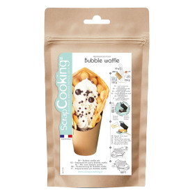 photo-Préparation pour Bubble Waffles - Environ 6 gaufres bulles - ScrapCooking - 450 g