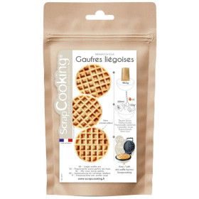 photo-Préparation pour gaufres liégeoises maison - Environ 15 gaufres - ScrapCooking - 480 g