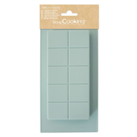 photo-Moule tablette de chocolat en silicone Platinum - 21 x 10,5 x 2 cm - ScrapCooking