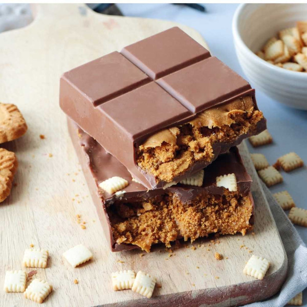 Moule tablette de chocolat en silicone Platinum - 21 x 10,5 x 2 cm - ScrapCooking