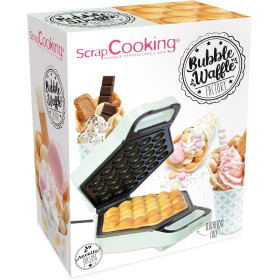 photo-Machine à Bubble Waffles - Rotation 180° - 700 W - Bubble Waffle Factory ScrapCooking