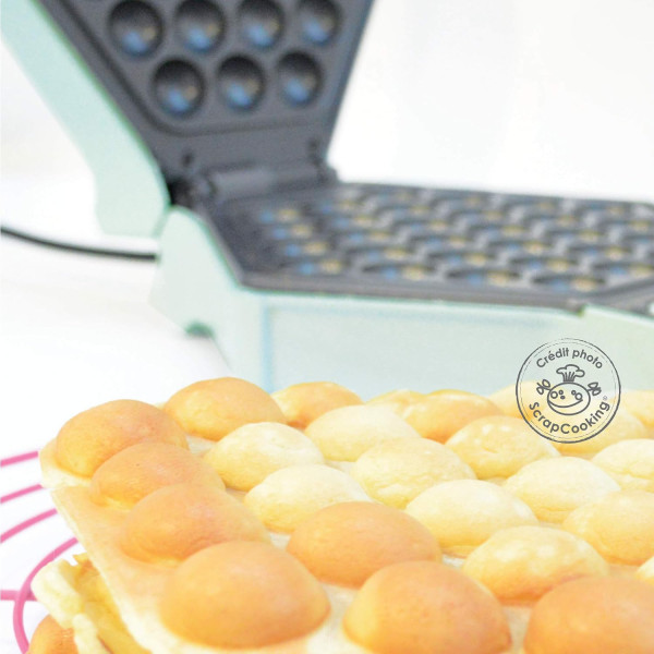 Machine à Bubble Waffles - Rotation 180° - 700 W - Bubble Waffle Factory ScrapCooking