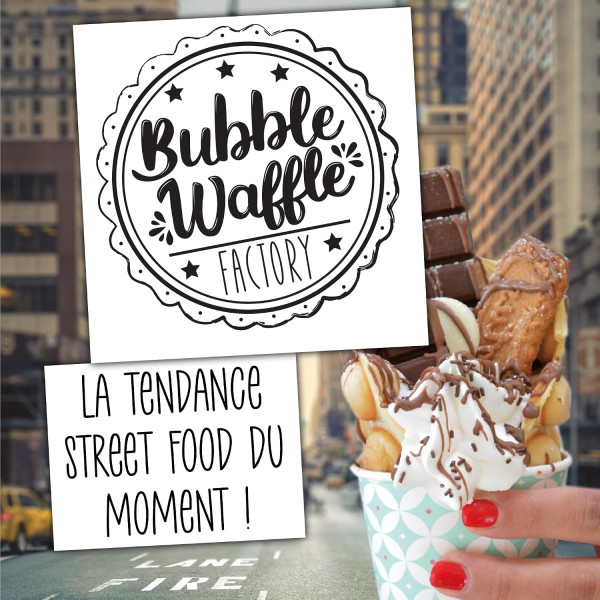 Machine à Bubble Waffles - Rotation 180° - 700 W - Bubble Waffle Factory ScrapCooking