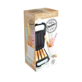 photo-Machine à churros sans friture Churros Factory - 4 empreintes - 750 W - ScrapCooking