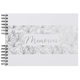 photo-Album photo Titane blanc à spirales – 150 photos 10 x 15 cm